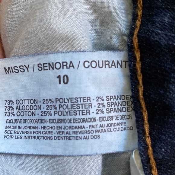 🖤 Nine West Missy high rise jeans size 10 - Picture 5 of 8